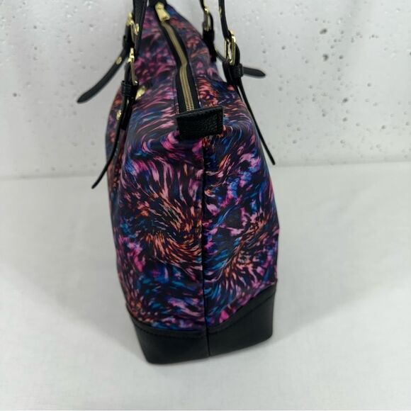 Juicy Couture Pink Purple Turquoise Tote Bag with Gold Hardware - Picture 3 of 14